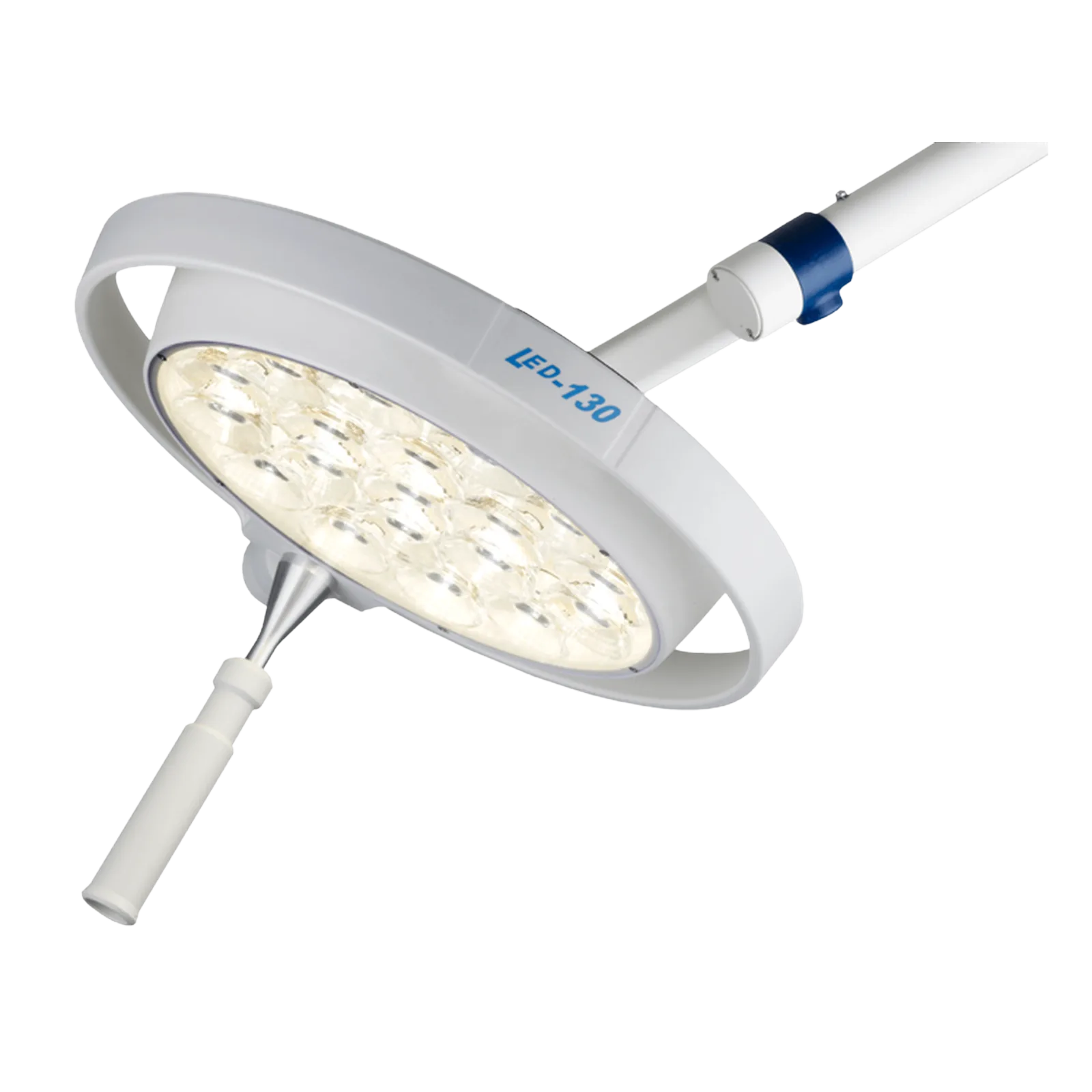 Głowica lampy Dr. Mach 130 Plus (zdjęcie producenta, głowica wspólna dla wszystkich wersji montażu) Głowica lampy Dr. Mach 130 Plus (zdjęcie producenta, głowica wspólna dla wszystkich wersji montażu)
