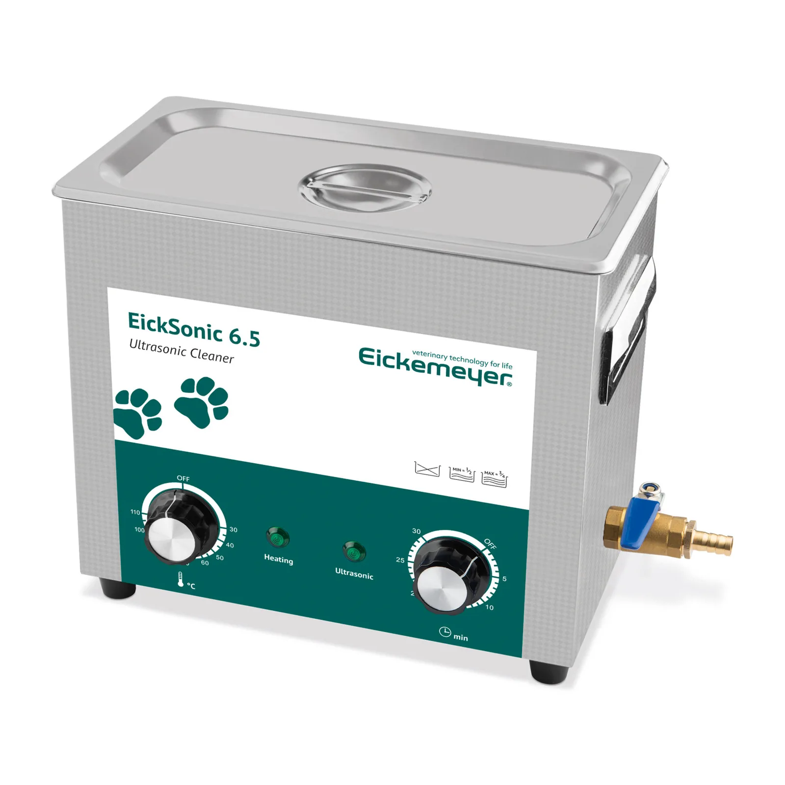 Myjka ultradźwiękowa Eickemeyer EickSonic 6.5 ze stali nierd Myjka ultradźwiękowa Eickemeyer EickSonic 6.5 ze stali nierdzewnej