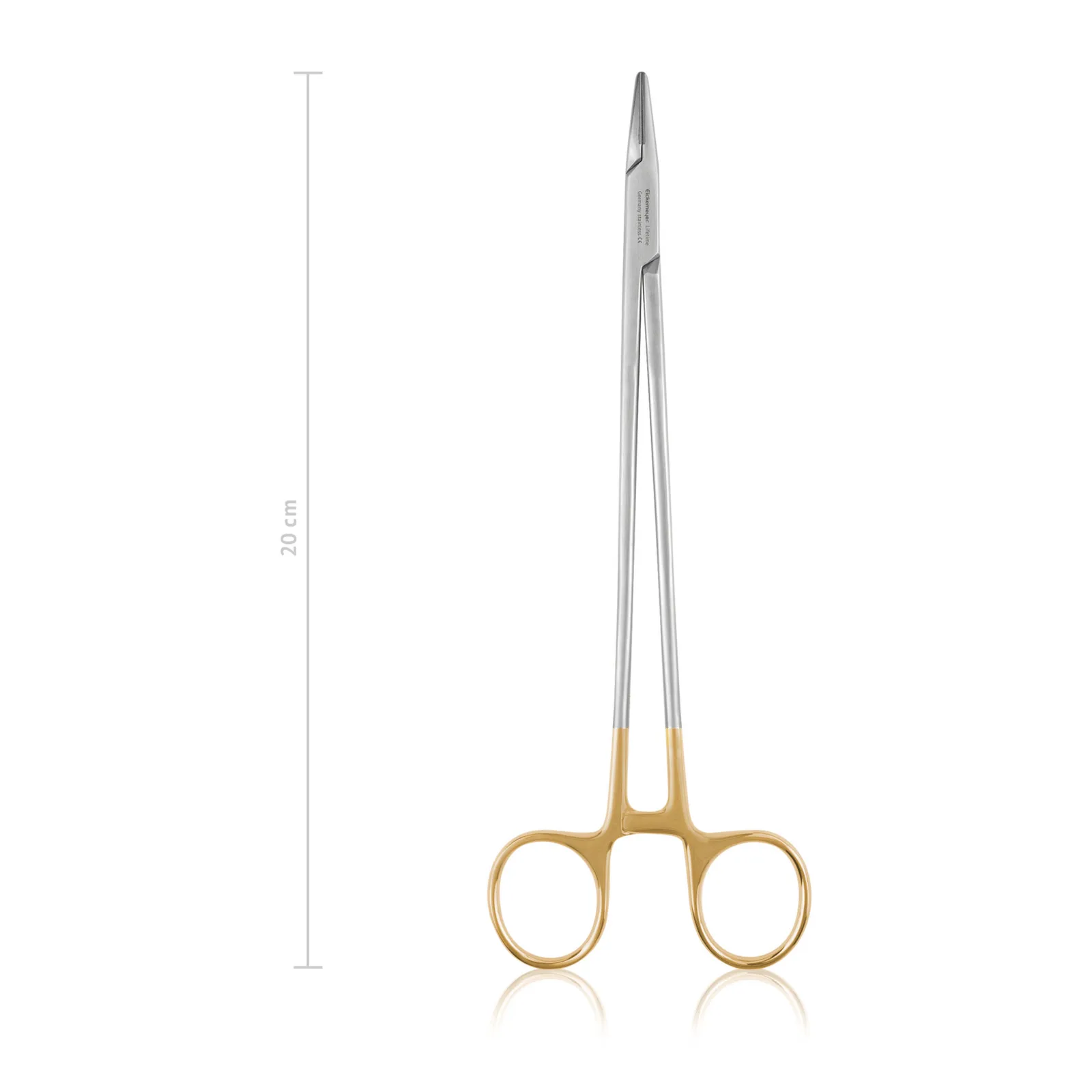 Igłotrzymacz DeBakey 20 cm Igłotrzymacz DeBakey 20 cm z wkładkami TC Eickemeyer