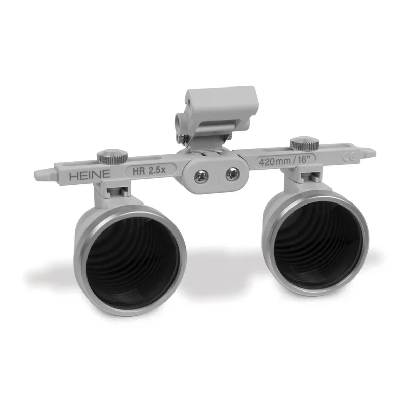 Lupa binokularowa HEINE HR 2,5x/420 mm z mocowaniem i-View do lampy ML4 LED
