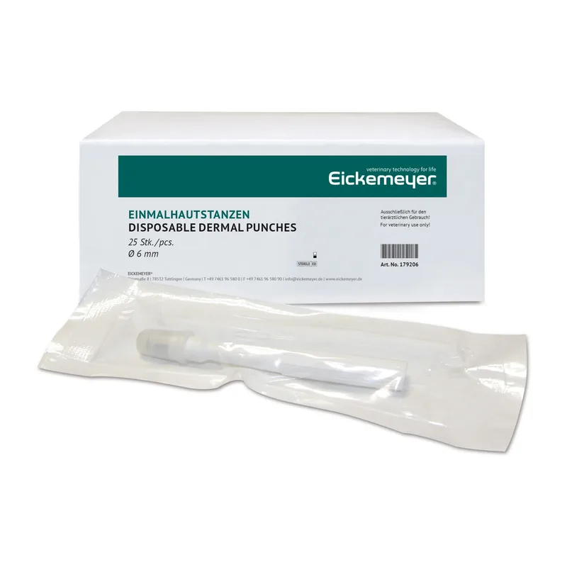 Trepan biopsyjny jednorazowy 6 mm sterylny Eickemeyer