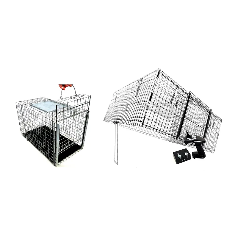 Zestaw Tomahawk Drop Trap Pro: pułapka opadająca DT1 z klatką 306NC i zdalnym wyzwalaczem