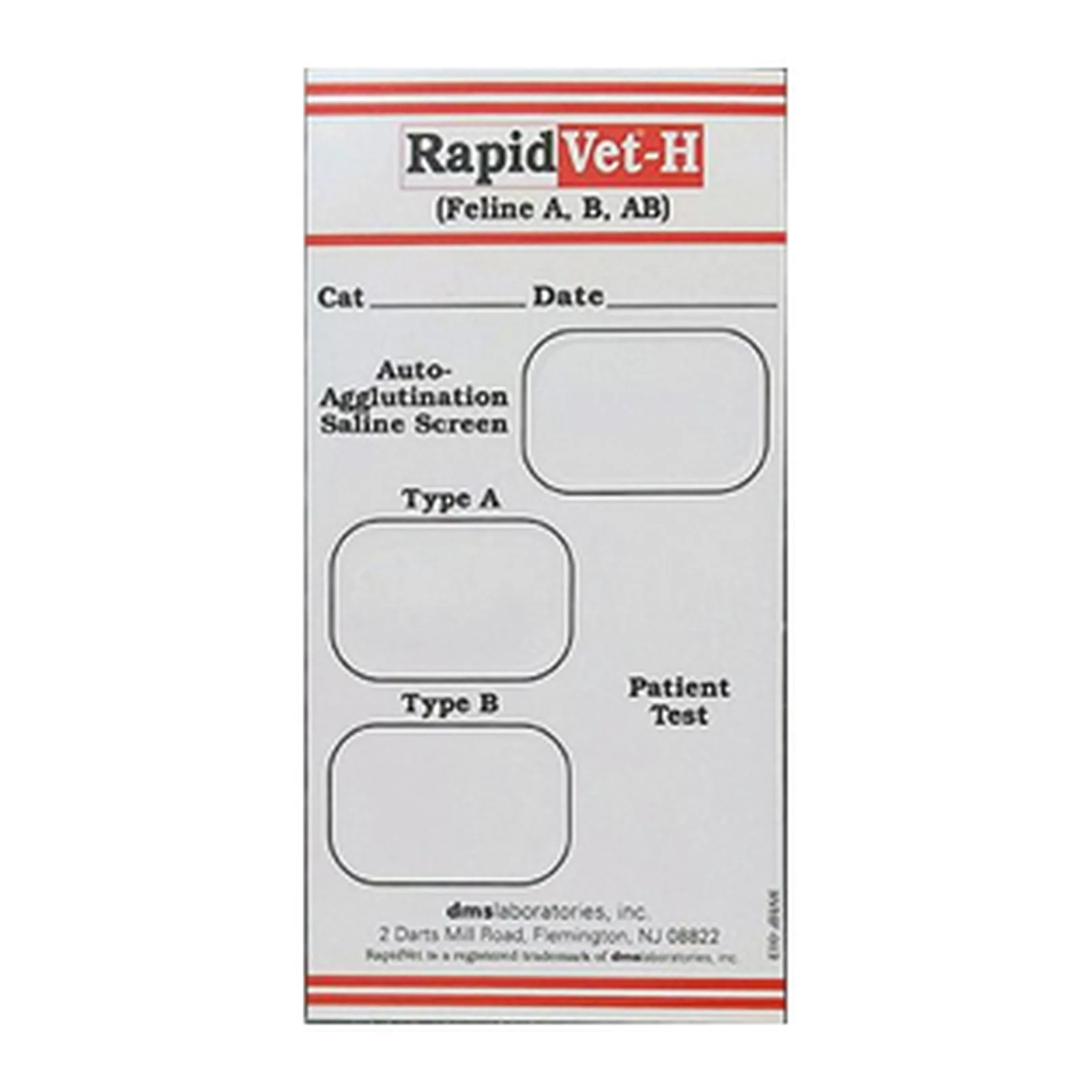 RapidVet-H Feline Zestaw RapidVet-H do oznaczania grupy krwi kota
