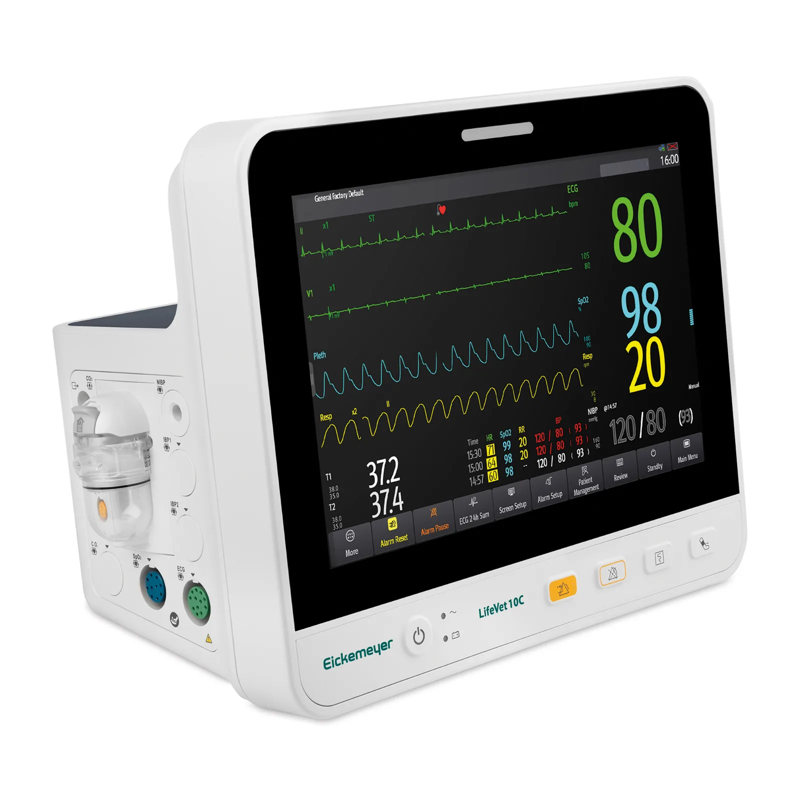 Monitor LifeVet 10C Monitor pacjenta LifeVet 10C z ekranem dotykowym 10 cali
