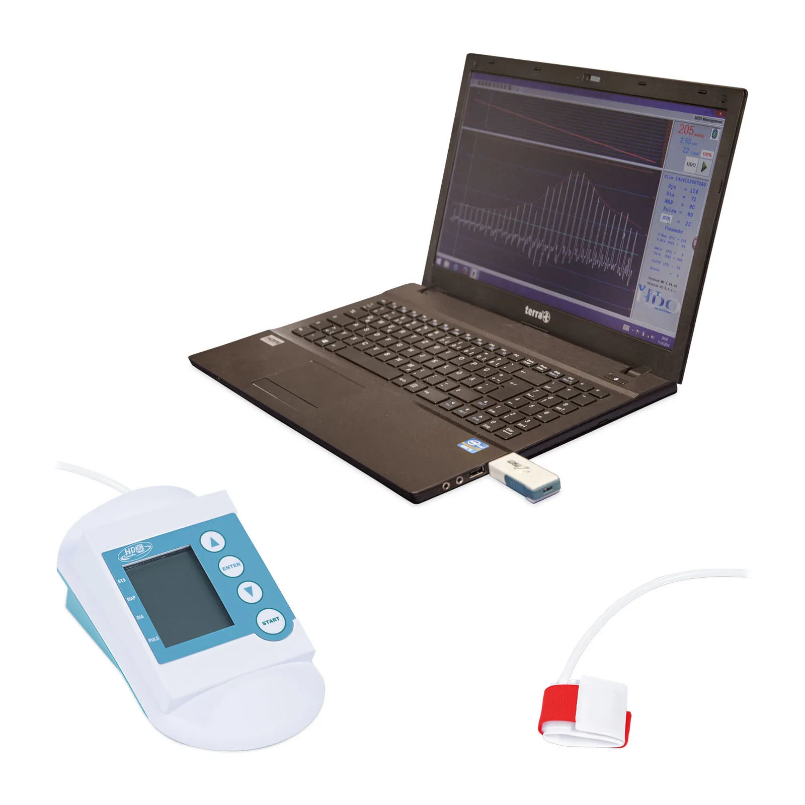 Ciśnieniomierz HDO PRO 5.0 BT System monitorowania ciśnienia HDO PRO 5.0 BT dla małych zwierząt