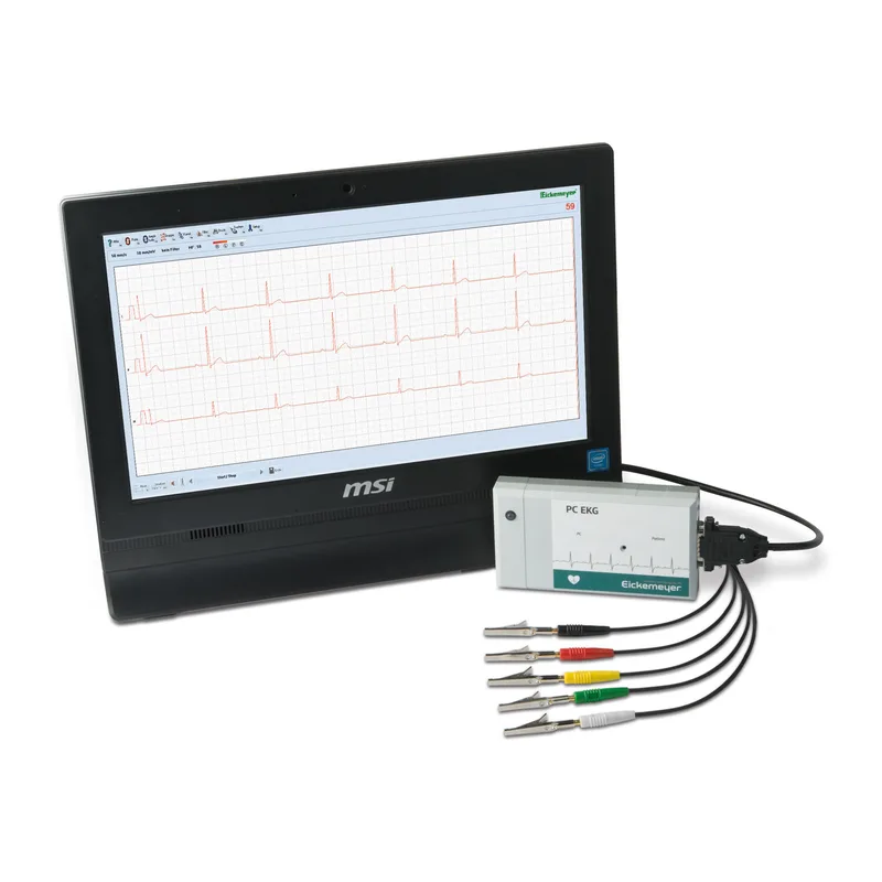 Aparat EKG komputerowy EICKEMEYER PC-EKG z kablem pacjenta